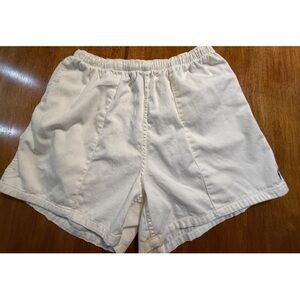 Vintage Polo Ralph Lauren Elastic Waist Cotton Chino Shorts Mens XXL USA  Whte